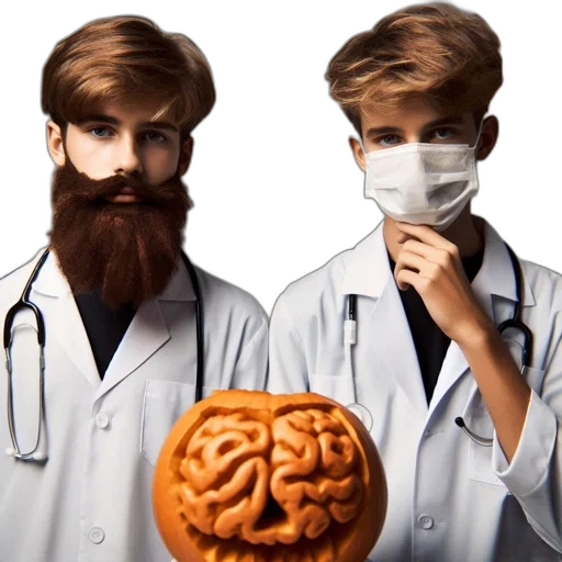 mask, concept art, two, individuals transparent PNG cut-out
