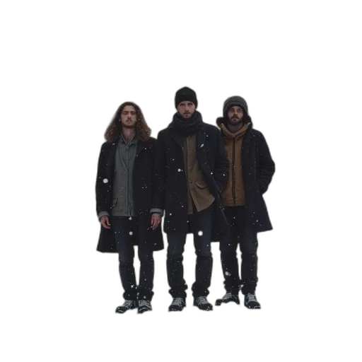 jacket, staff, 3d render, snow transparent PNG cut-out