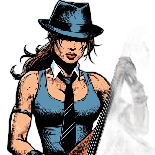 comic book art, concept art, cartoon, fantasy art transparent PNG cut-out