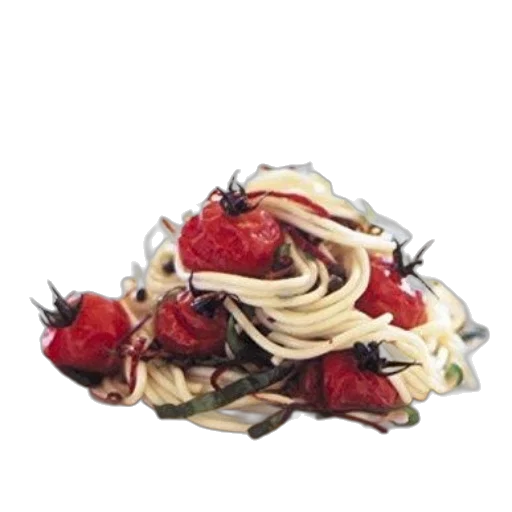 food, crown, photorealistic, 3d render transparent PNG cut-out