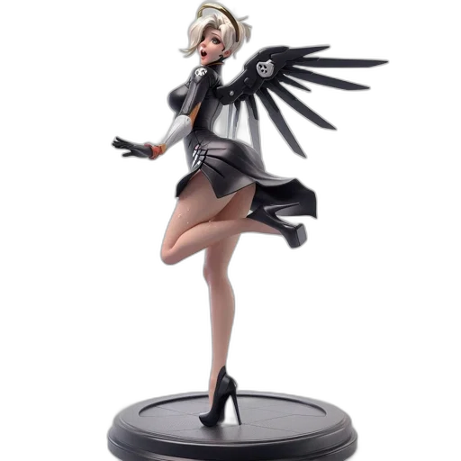 concept art, 3d render, detailed, figurine transparent PNG cut-out