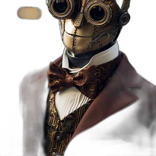 mask, robot, face, staff transparent PNG cut-out