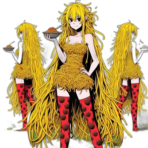 dress, dragon, anime, concept art transparent PNG cut-out