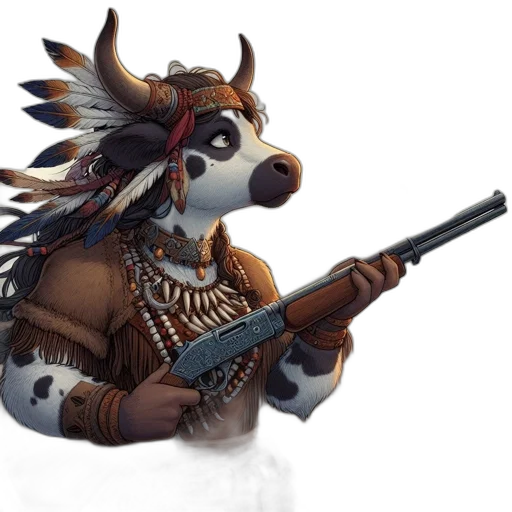 weapon, animal, staff, dragon transparent PNG cut-out