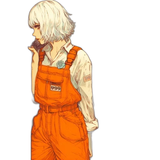 dress, staff, jacket, watercolor transparent PNG cut-out