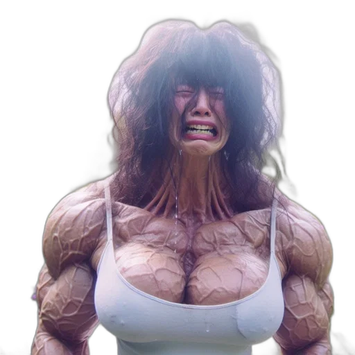 creature, face, hair, dress transparent PNG cut-out
