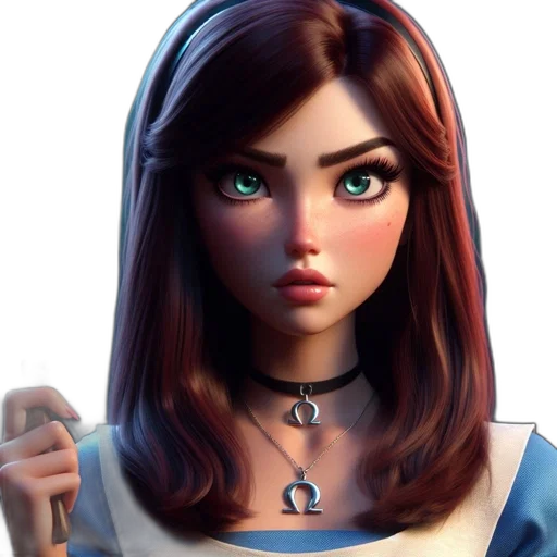 face, jewelry, staff, dress transparent PNG cut-out