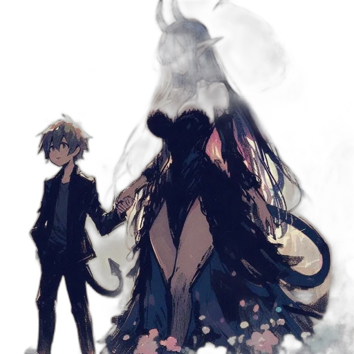 dress, dragon, mask, creature transparent PNG cut-out