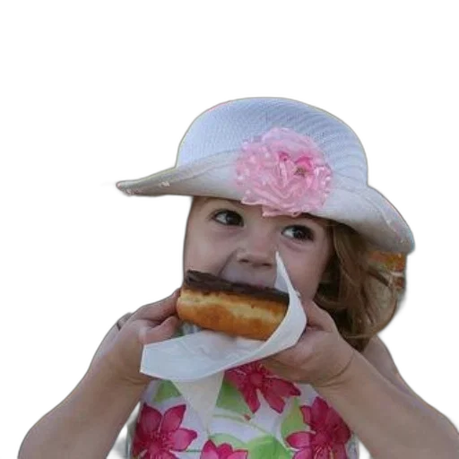 food, hat, face, staff transparent PNG cut-out