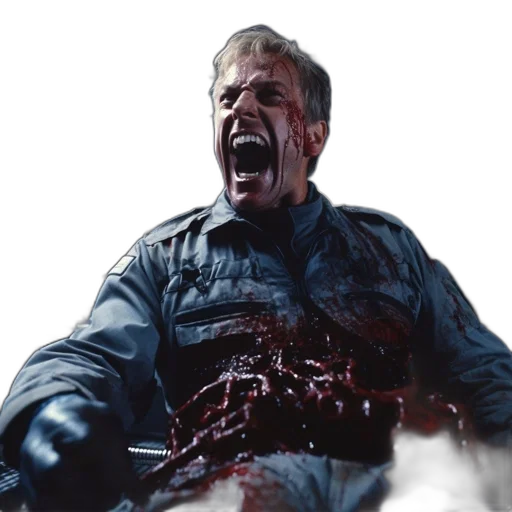 concept art, comic book art, photorealistic, man transparent PNG cut-out
