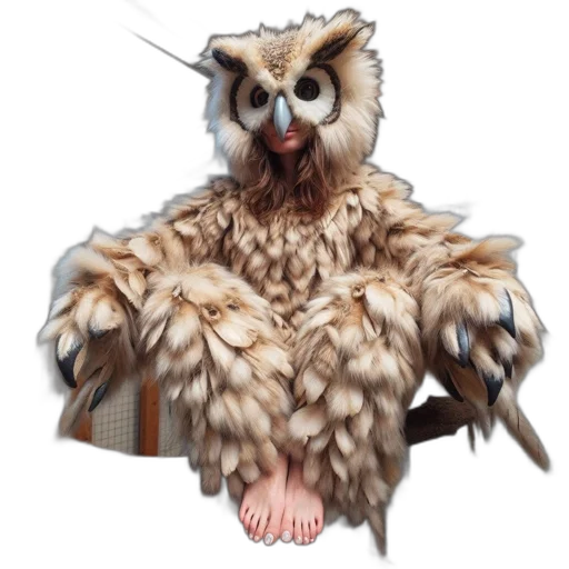 mask, animal, creature, jacket transparent PNG cut-out
