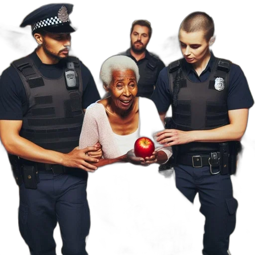 two, police, officers, escort transparent PNG cut-out