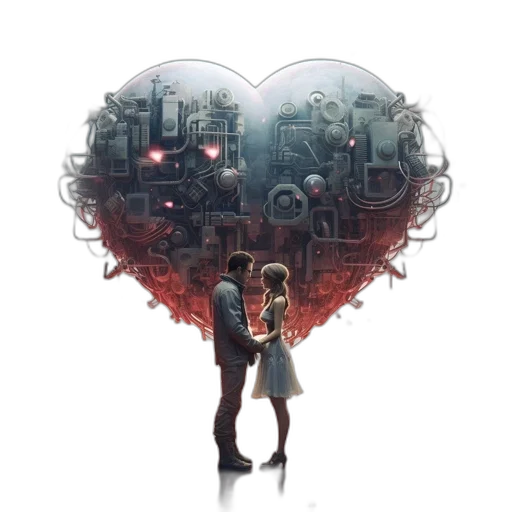 robot, concept art, pixel art, comic book art transparent PNG cut-out