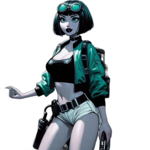 robot, comic book art, cyberpunk, concept art transparent PNG cut-out