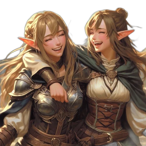 fantasy art, concept art, photorealistic, oil painting transparent PNG cut-out