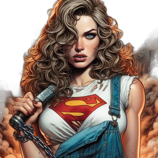 comic book art, fantasy art, concept art, photorealistic transparent PNG cut-out