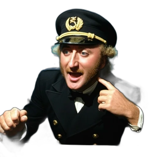 staff, hat, crown, jacket transparent PNG cut-out