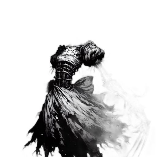 dress, mask, dragon, hair transparent PNG cut-out