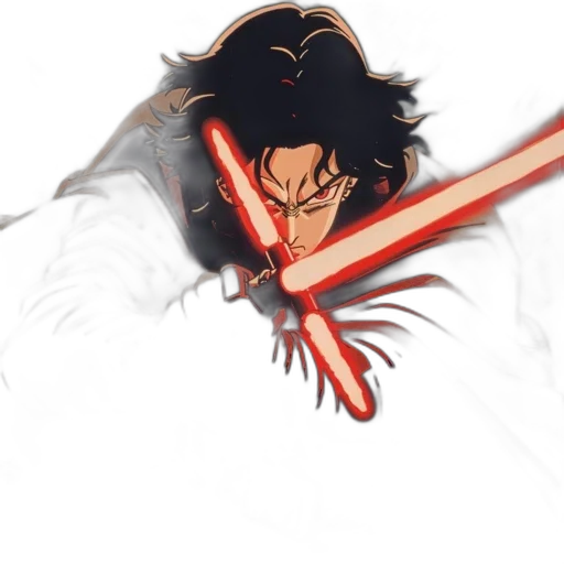 sword, weapon, staff, hair transparent PNG cut-out