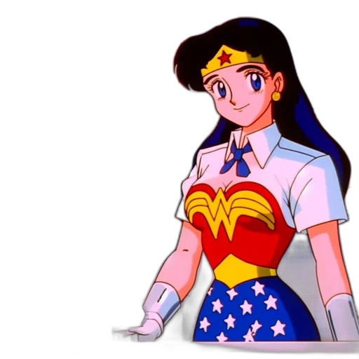 dress, cartoon, vaporwave, comic book art transparent PNG cut-out