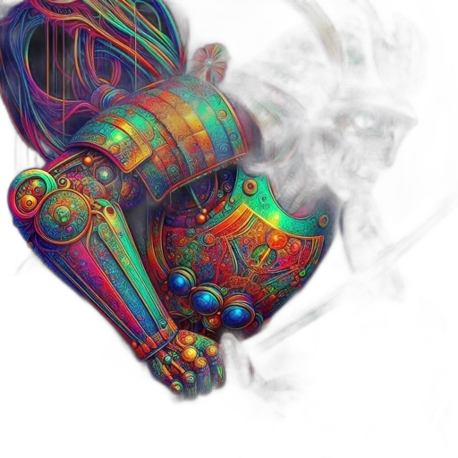 mask, robot, weapon, crown transparent PNG cut-out