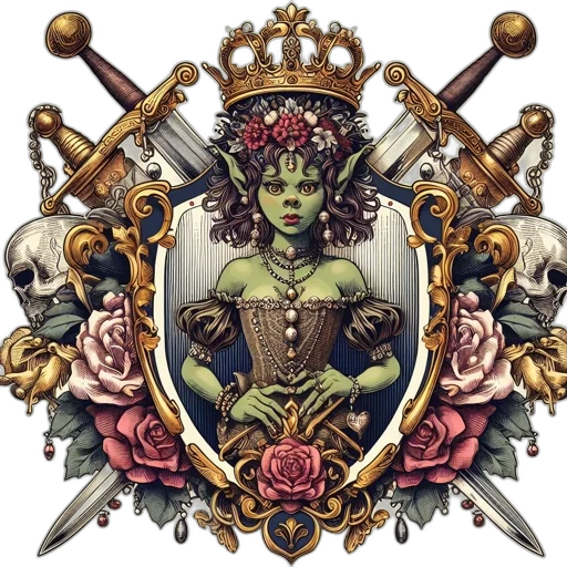 crown, jewelry, staff, sword transparent PNG cut-out