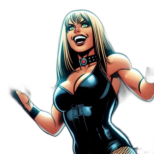 comic book art, cartoon, concept art, female transparent PNG cut-out