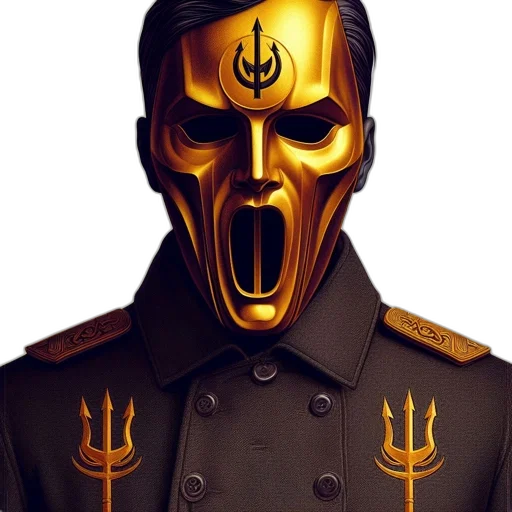 mask, face, jacket, concept art transparent PNG cut-out