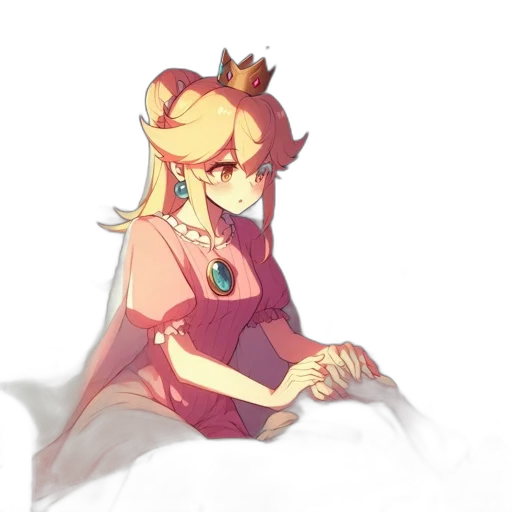 crown, dress, staff, dragon transparent PNG cut-out