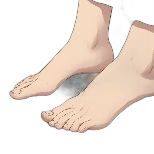 shoes, weapon, hair, jewelry transparent PNG cut-out