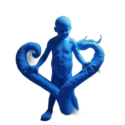 creature, staff, robot, dragon transparent PNG cut-out