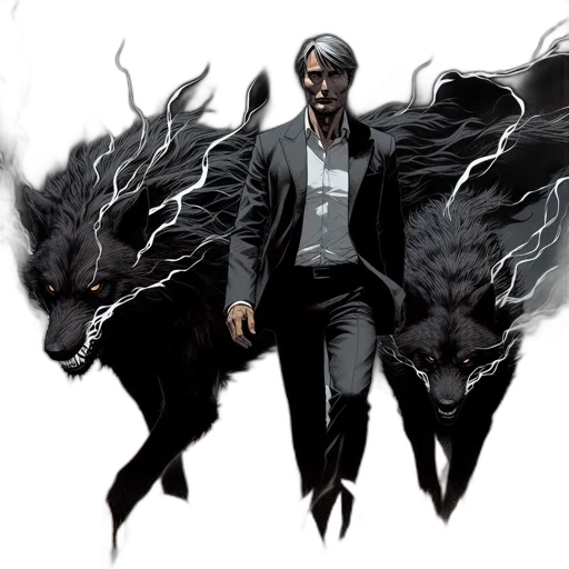 concept art, comic book art, fantasy art, cyberpunk transparent PNG cut-out