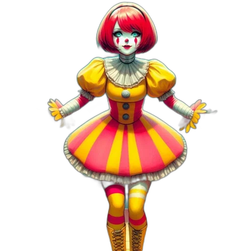 dress, robot, staff, concept art transparent PNG cut-out