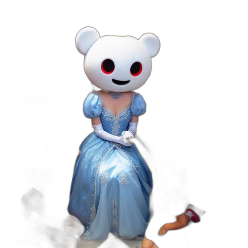 dress, staff, robot, mask transparent PNG cut-out