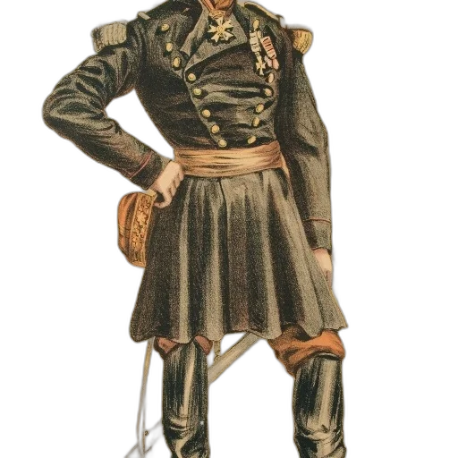 staff, jacket, face, crown transparent PNG cut-out