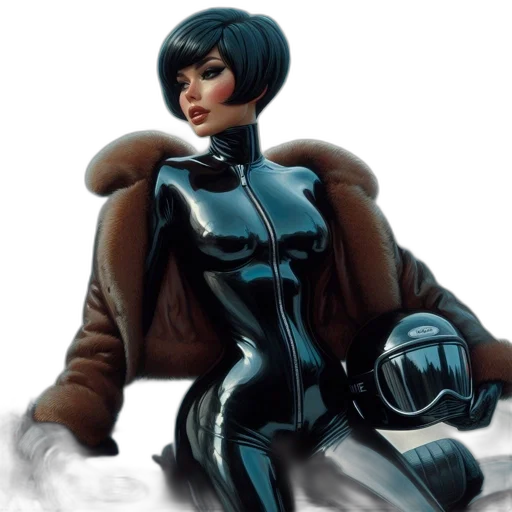 robot, jacket, concept art, comic book art transparent PNG cut-out