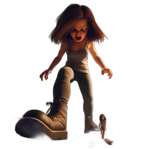 creature, shoes, concept art, 3d render transparent PNG cut-out