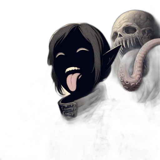 mask, creature, face, concept art transparent PNG cut-out