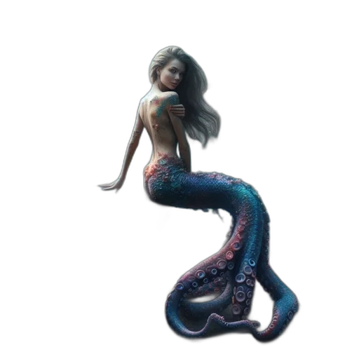 creature, hair, dress, animal transparent PNG cut-out