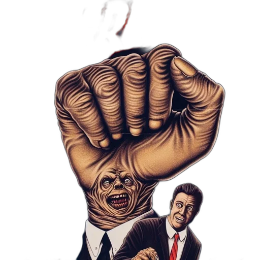 mask, face, staff, comic book art transparent PNG cut-out