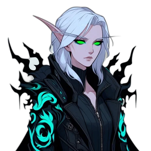 staff, jacket, fantasy art, concept art transparent PNG cut-out
