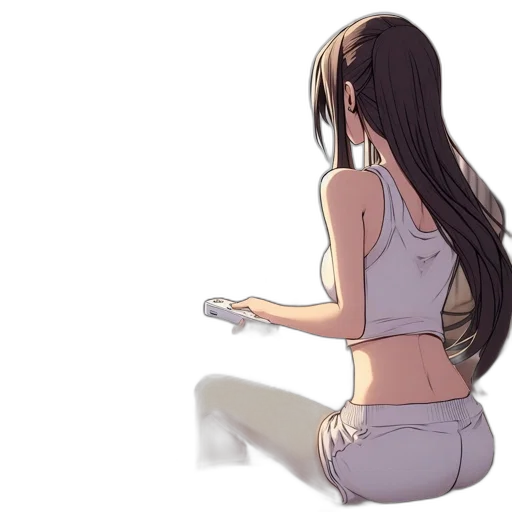 dress, hair, weapon, furniture transparent PNG cut-out