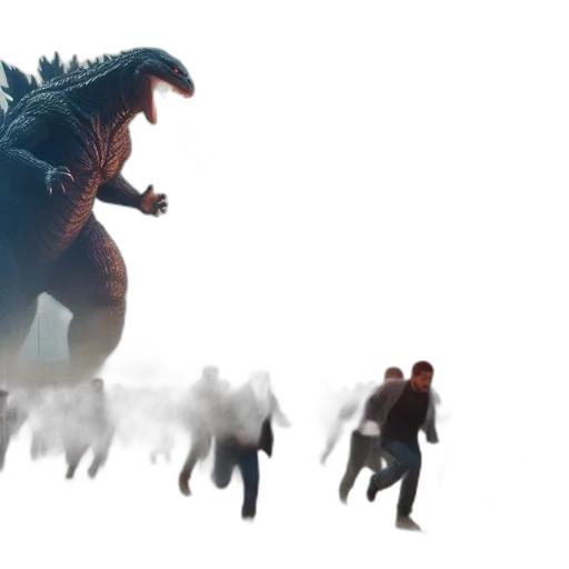 creature, dragon, concept art, 3d render transparent PNG cut-out