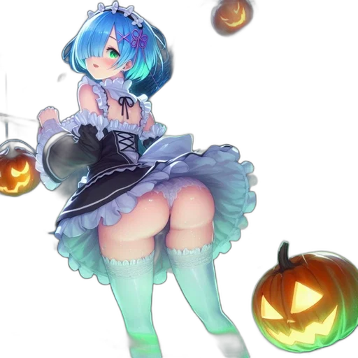 dress, robot, staff, creature transparent PNG cut-out