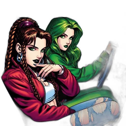 comic book art, concept art, pixel art, cartoon transparent PNG cut-out