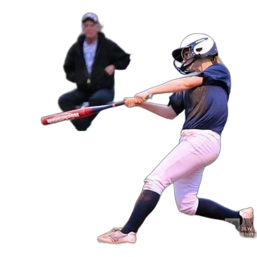 weapon, female, softball, player transparent PNG cut-out