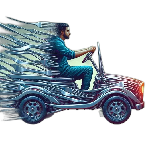 car, hair, jacket, concept art transparent PNG cut-out