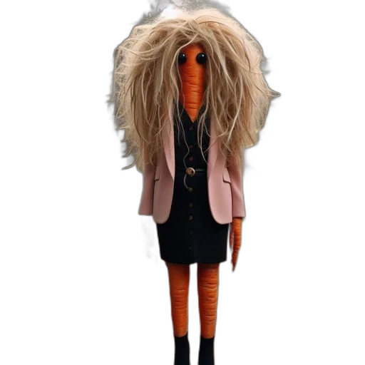 jacket, hair, dress, hat transparent PNG cut-out