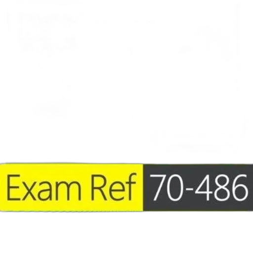exam, ref, 70-486, developing transparent PNG cut-out
