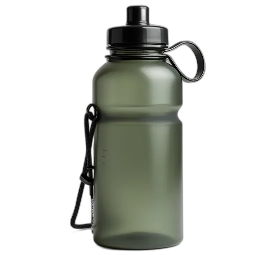 bottle, 3d render, outdoor, foldable transparent PNG cut-out